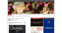 Desktop Screenshot of embajadadebolivia.com.ar